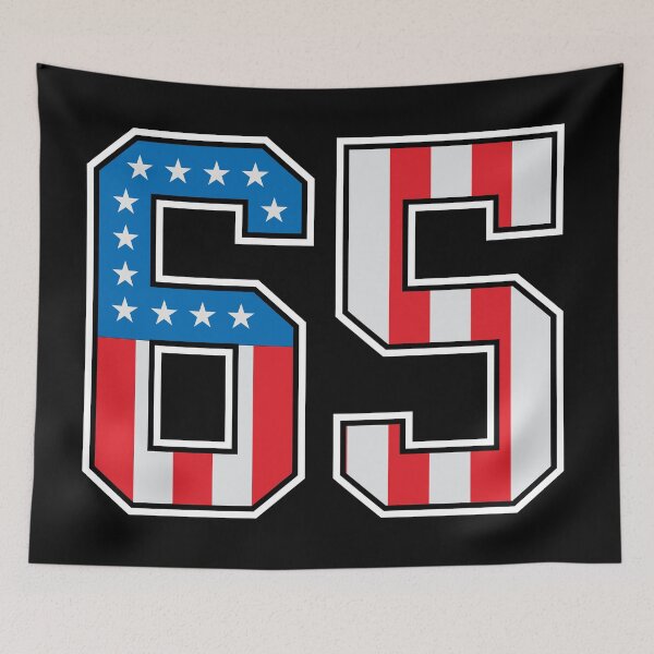 Item preview, 65 American Lucky Number Sixty-five United States Flag designed and sold by Urosek.