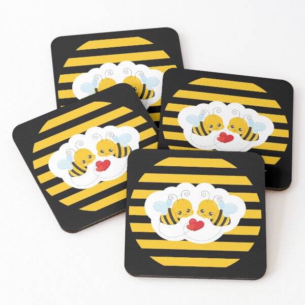 Item preview, Valentines Day Bees designed and sold by stickmeok.