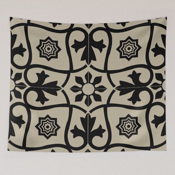 Item preview, decorative abstract vintage pattern designed and sold by ErhanArt.
