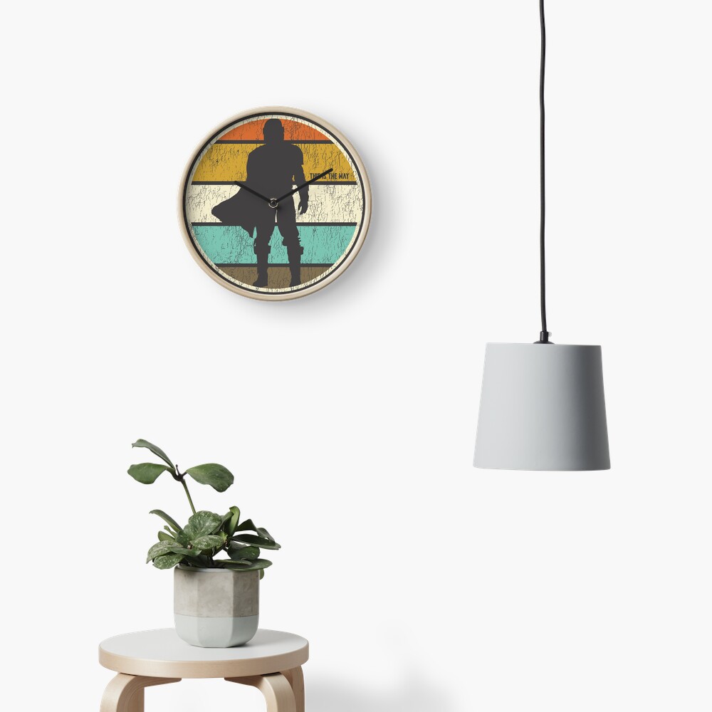 This is the Way Retro Circle Clock