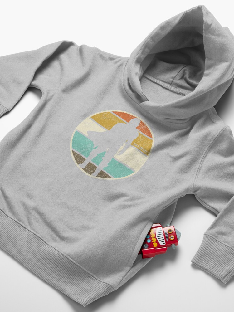 Alternate view of This is the Way Retro Circle Toddler Pullover Hoodie