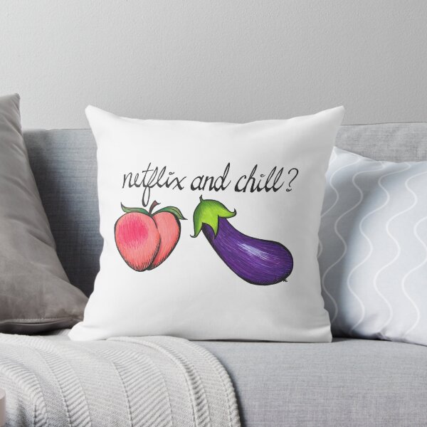 Eggplant shop throw pillows