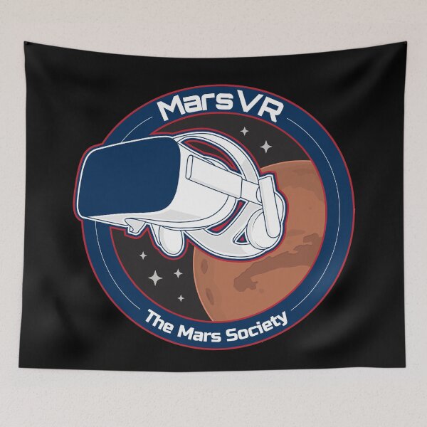 Item preview, Flat Mars Society T-Shirt, Mars Planet Tee, Spacemen Shirt, Spacewalk Astronauts Mars Shirt designed and sold by UniqueStylistic.