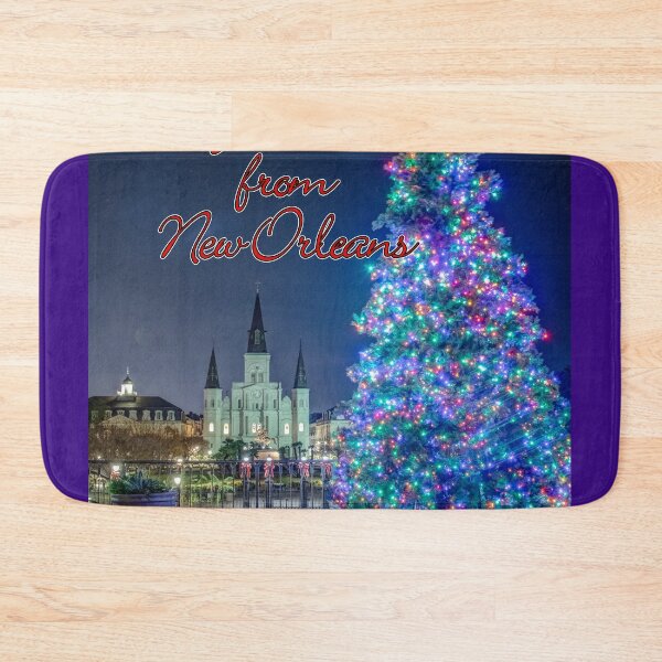 Item preview, Merry Christmas From New Orleans- Jackson Square designed and sold by NOLAPhotoGuild.