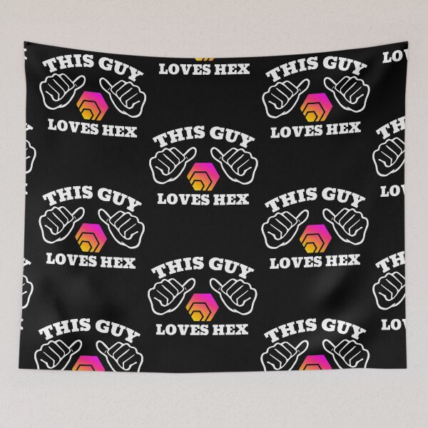 Item preview, This Guy Loves Hex designed and sold by Bitcoin-Fashion.
