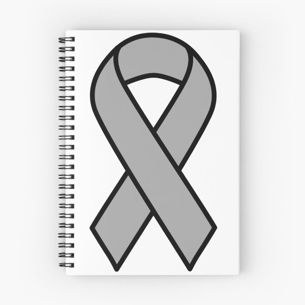Item preview, Grey Brain Cancer Ribbon designed and sold by barrelroll1.