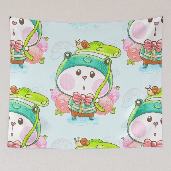 Item preview, Rainy Puffy Bear designed and sold by TuaGomShop.