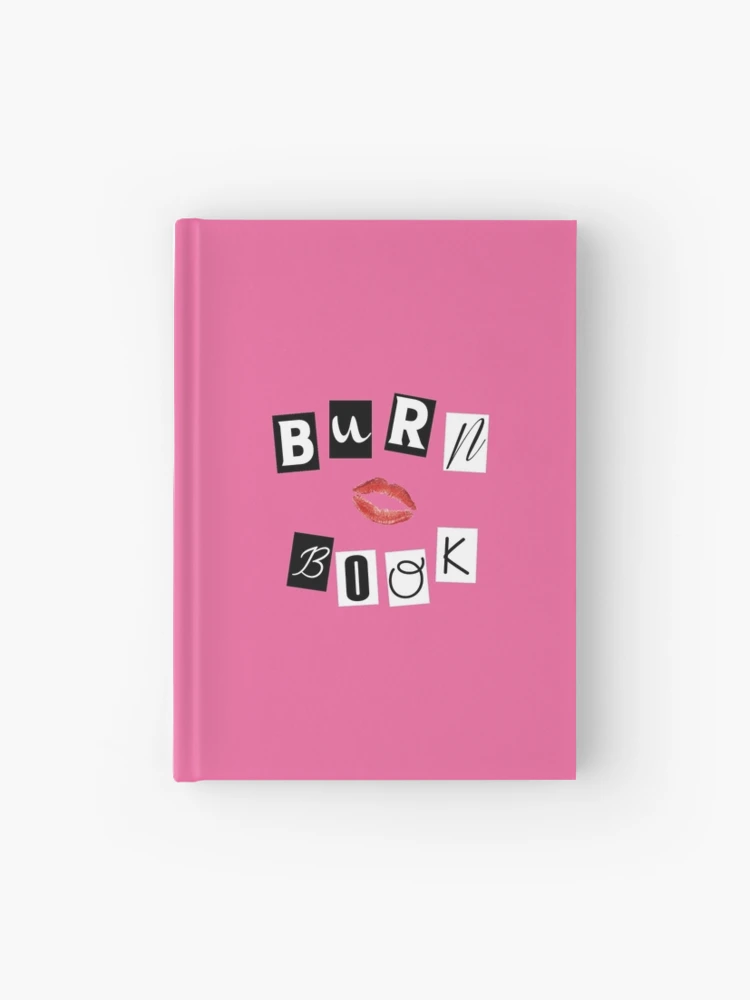 Mean Girls Burn Book, Fire, Pink, Scrapbook, Diary, Flames, Sketch,  Notebook, Savage Art Board Print for Sale by kqwdesigns