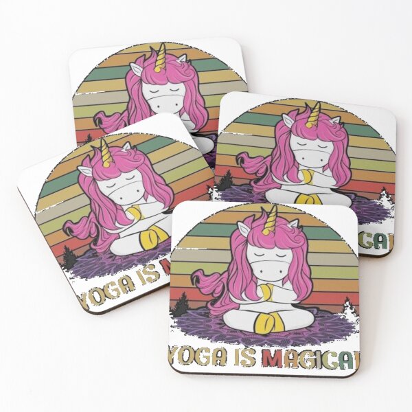 Item preview, Unicorn Yoga Is Magical vintage t-shirt designed and sold by Trendy Shirts.