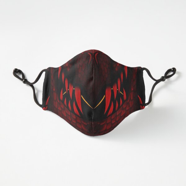 Red Dragon Mouth Mask V2 Fitted 3-Layer