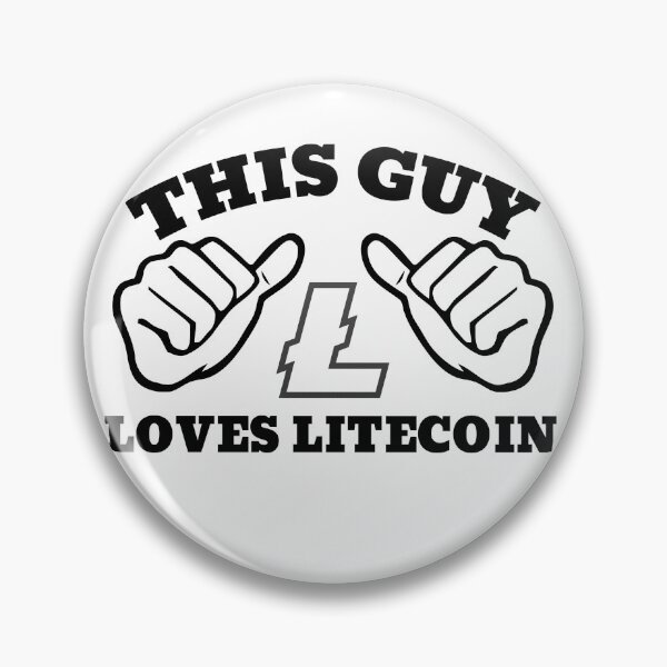 Item preview, This Guy Loves Litecoin LTC designed and sold by Bitcoin-Fashion.