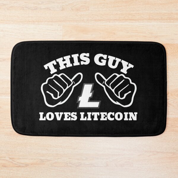 Item preview, This Guy Loves Litecoin LTC designed and sold by Bitcoin-Fashion.