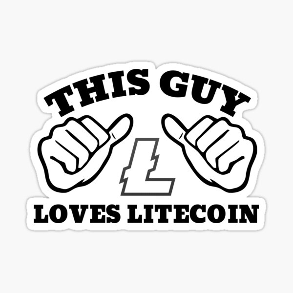 Artikel-Vorschau von Dieser Typ liebt Litecoin LTC, designt und verkauft von Bitcoin-Fashion.