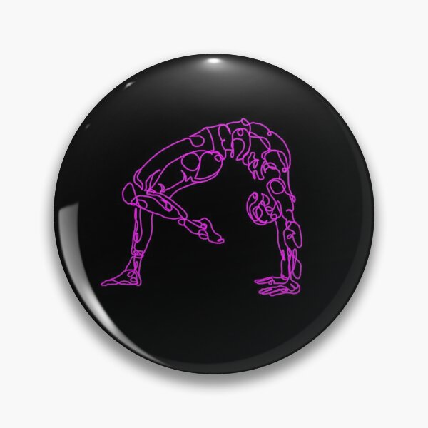 Item preview, Contour Line Yoga-Crown Chakra Wheel Pose 1 designed and sold by FranksArtWorld.