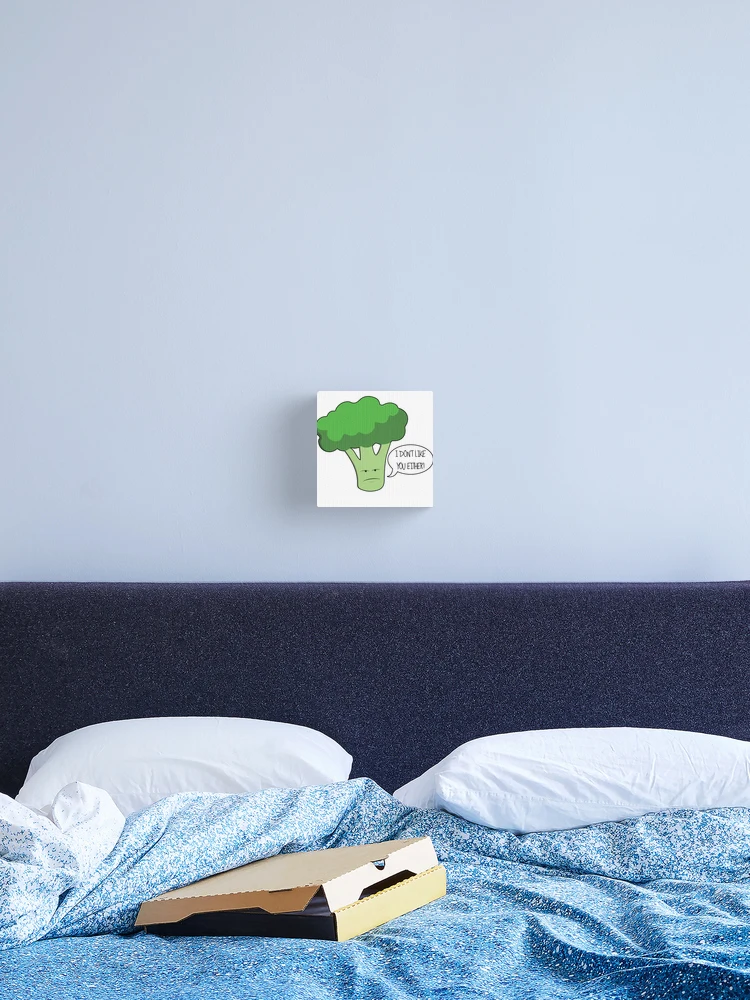 Thumbnail 2 of 3, Canvas Print, Bad Broccoli [Roufxis-Rb] designed and sold by RoufXis.