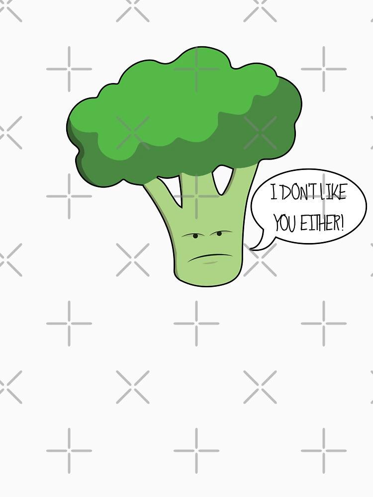 Thumbnail 4 of 4, V-Neck T-Shirt, Bad Broccoli [Roufxis-Rb] designed and sold by RoufXis.