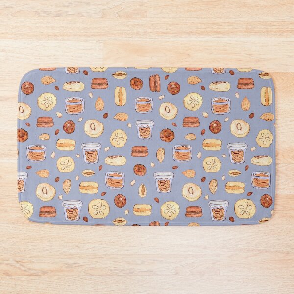 Item preview, Almonds food watercolor pattern on gray designed and sold by AnjeseAnna.