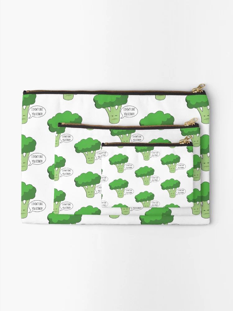 Thumbnail 2 of 4, Zipper Pouch, Bad Broccoli [Roufxis-Rb] designed and sold by RoufXis.