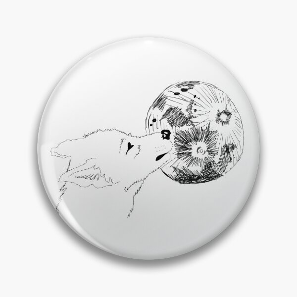 Item preview, Wolf howling at the moon designed and sold by rosie-rachel.