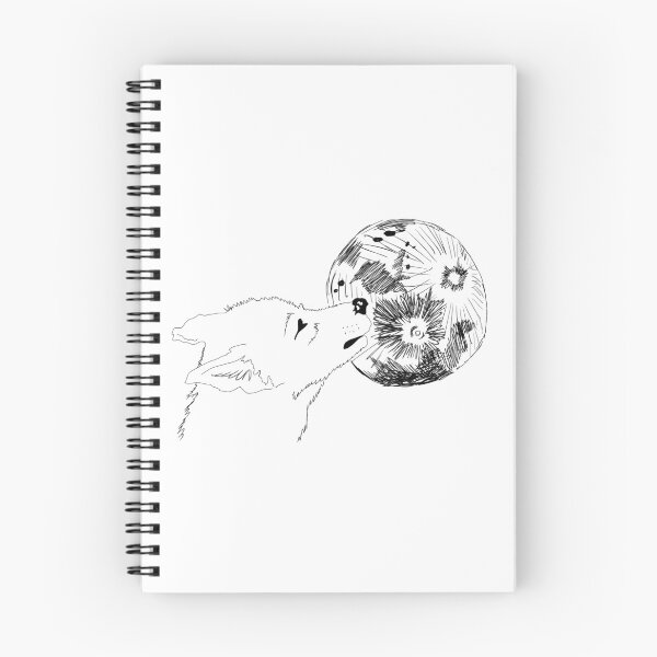 Item preview, Wolf howling at the moon designed and sold by rosie-rachel.