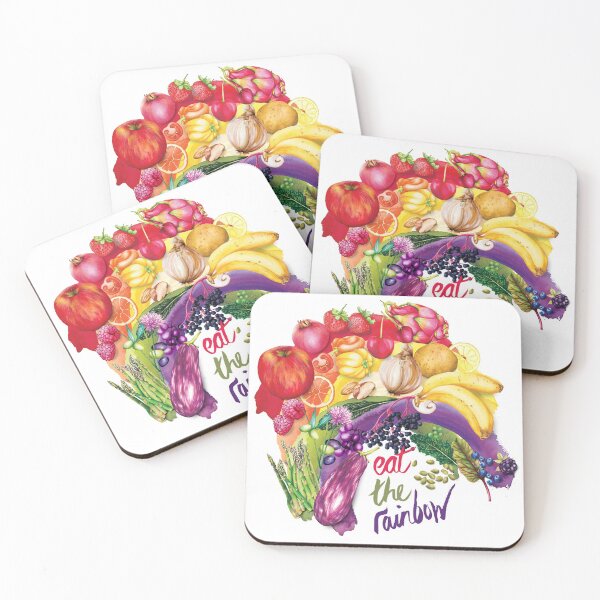 Item preview, Eat The Rainbow - Watercolour food illustration designed and sold by AmandaDilworth.