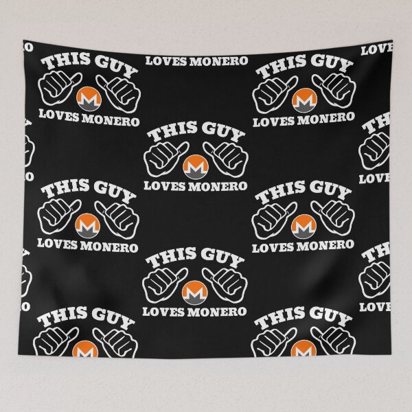 Item preview, This Guy Loves Monero XMR designed and sold by Bitcoin-Fashion.