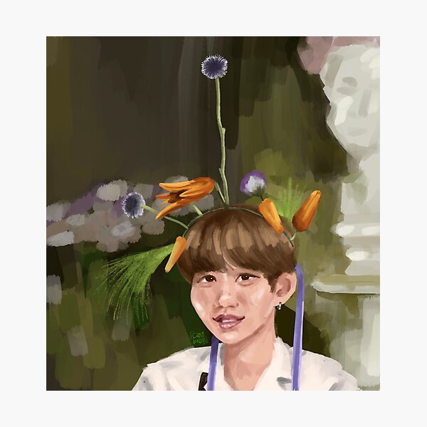 Item preview, flower yoongi designed and sold by canofdoodles.