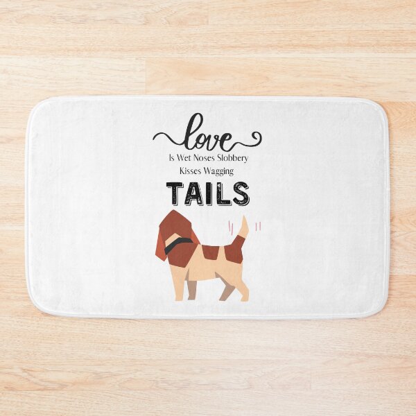Item preview, Love Is Wet Noses Slobbery Kisses Wagging Tails,funny shirt animal dog  designed and sold by piskwi.