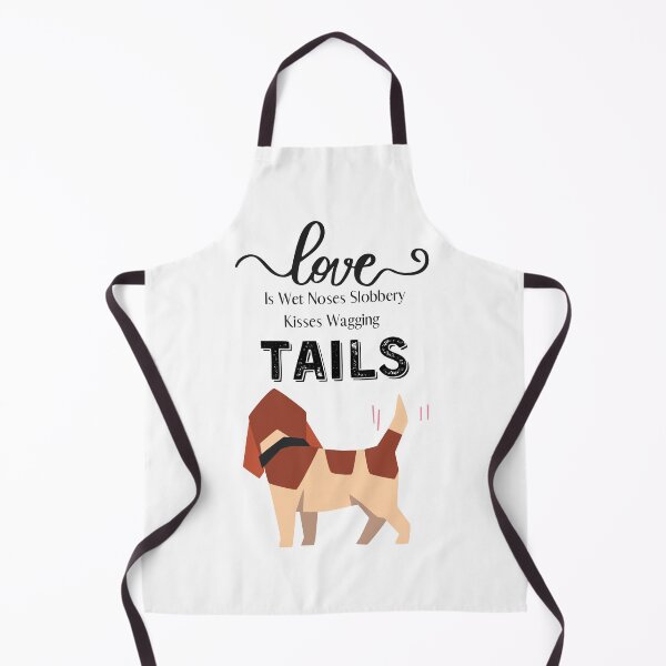 Item preview, Love Is Wet Noses Slobbery Kisses Wagging Tails,funny shirt animal dog  designed and sold by piskwi.