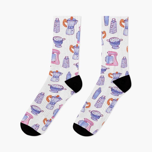 Item preview, Kitchen gears watercolor pattern on white designed and sold by AnjeseAnna.