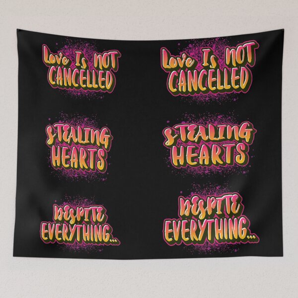 Item preview, DESPITE EVERYTHING - Love Isnt Cancelled - Stealing Hearts - Sticker Pack designed and sold by PupnkittyMania ⭐⭐⭐⭐⭐.