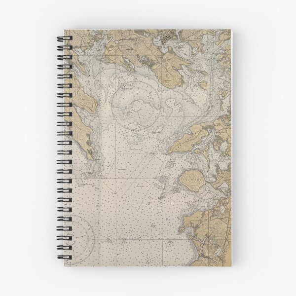 Item preview, Buzzards Bay Massachusetts Nautical Map Antique Navigation designed and sold by DESTINATIONS DECAL.