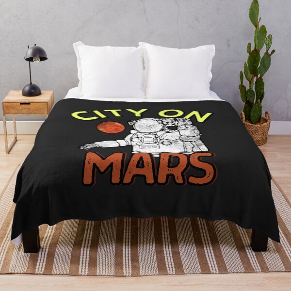 Item preview, City On Mars | Vintage Distressed designed and sold by CozyMarket.