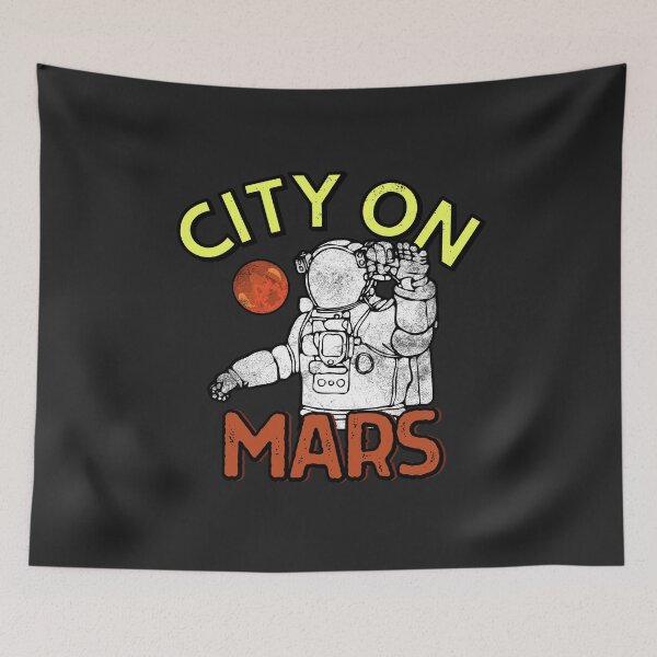 Item preview, City On Mars | Vintage Distressed designed and sold by CozyMarket.