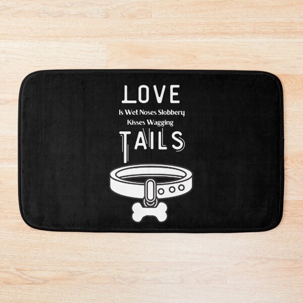 Item preview, Love Is Wet Noses Slobbery Kisses Wagging Tails,funny shirt animal dog  designed and sold by piskwi.