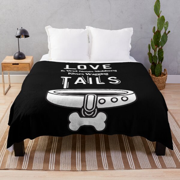 Item preview, Love Is Wet Noses Slobbery Kisses Wagging Tails,funny shirt animal dog designed and sold by piskwi.