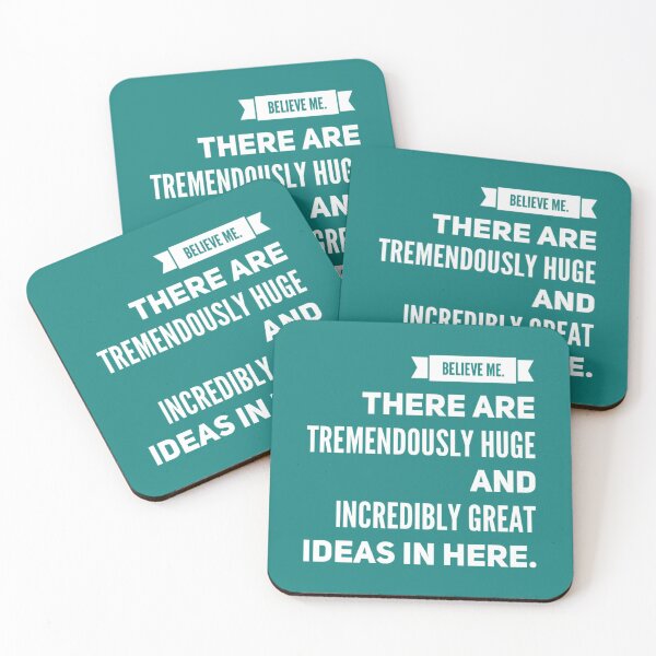 Item preview, Funny Donald Trump Words Quotation Inspired Things - teal designed and sold by Philosopher Project.