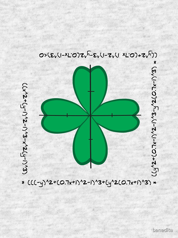 Mathematical four-leaf clover by benedita