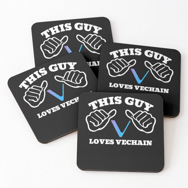 Item preview, This Guy Loves VeChain VET Cryptocurrency designed and sold by Bitcoin-Fashion.