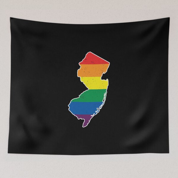 Item preview, New Jersey Gay Pride Flag designed and sold by UBUCO.