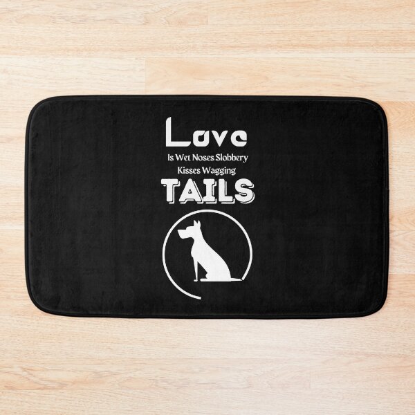 Item preview, Love Is Wet Noses Slobbery Kisses Wagging Tails,funny shirt animal dog  designed and sold by piskwi.