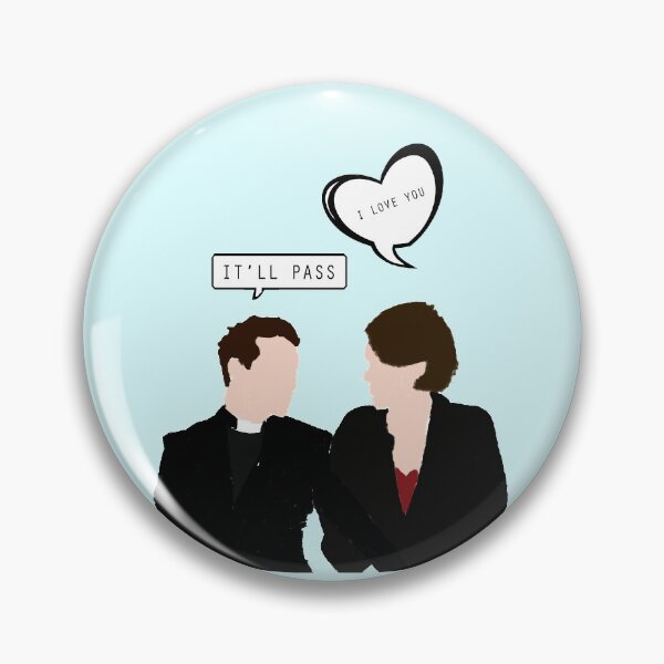 Item preview, Fleabag and the priest. It's not a perfect design, it's just a distorted representation of the two of them designed and sold by MaiSeries.