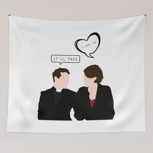 Item preview, Fleabag and the priest. It's not a perfect design, it's just a distorted representation of the two of them designed and sold by MaiSeries.