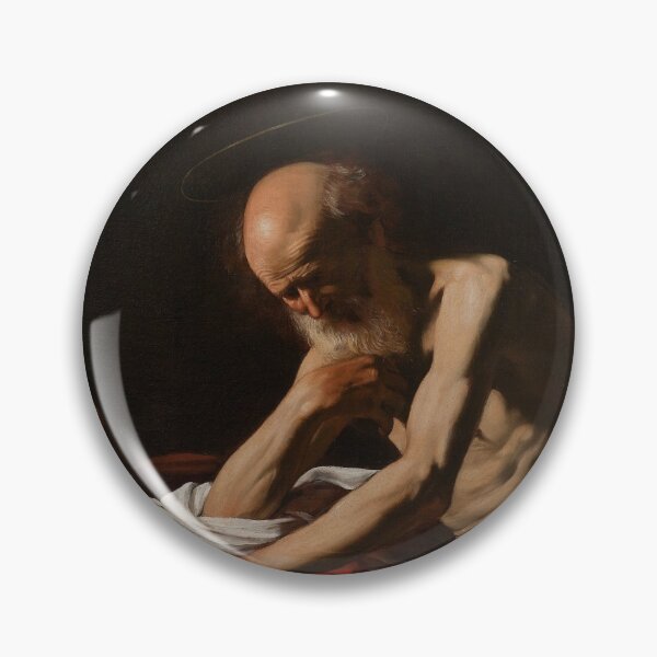 Item preview, Caravaggio - St. Jerome Meditating - BigArt designed and sold by BigArt.