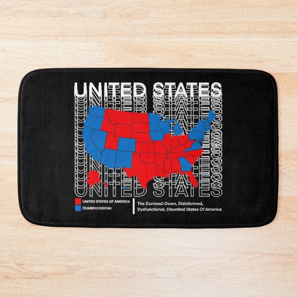 Item preview, Election Map united States Of America Dumbfuckistan designed and sold by CyrilsDesigns.