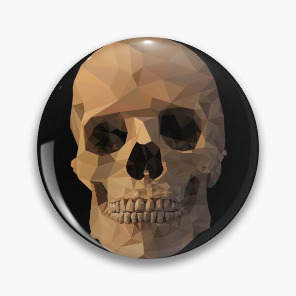 Item preview, Low Poly Skull designed and sold by NatureImprimer.