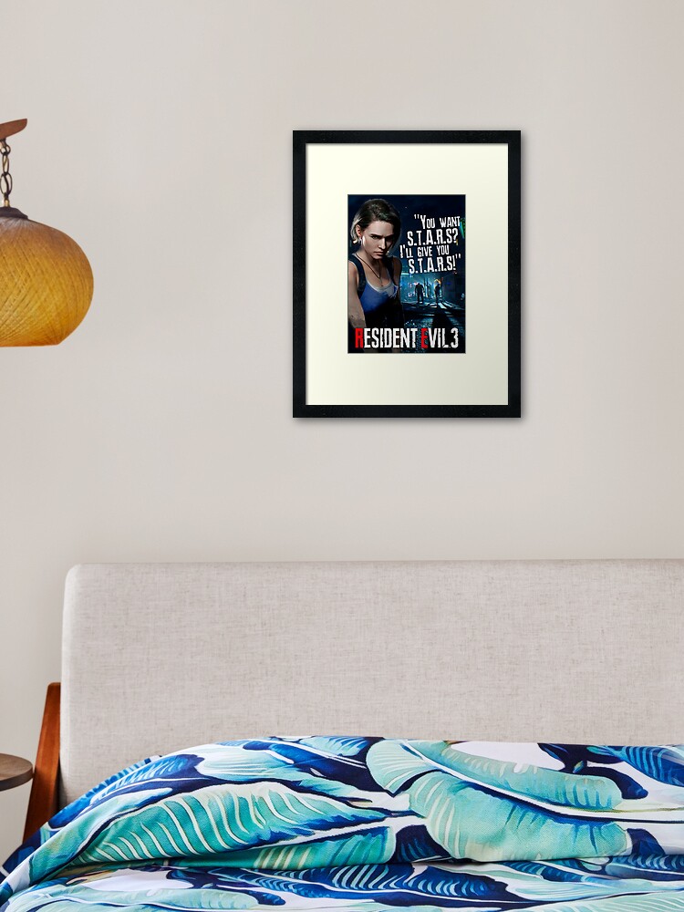 Jill Valentine Resident Evil 3 Remake Framed Art Print for Sale