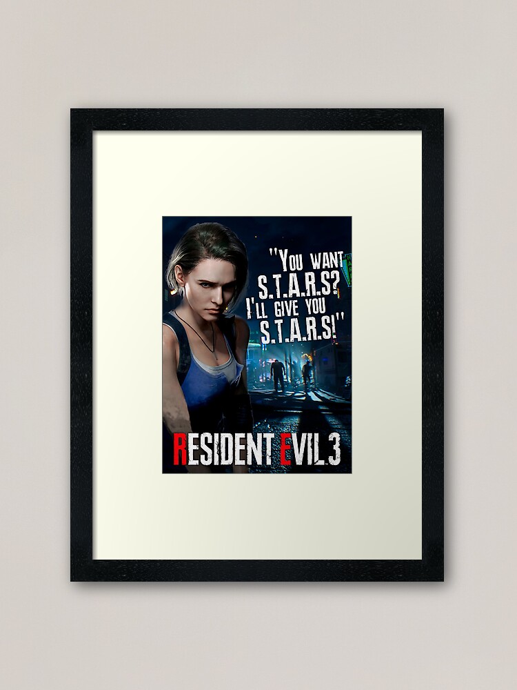 Jill Valentine Resident Evil 3 Remake Framed Art Print for Sale