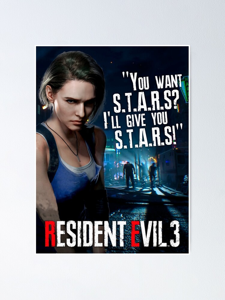 Jill Valentine Resident Evil 3 Remake Poster for Sale by Sephir