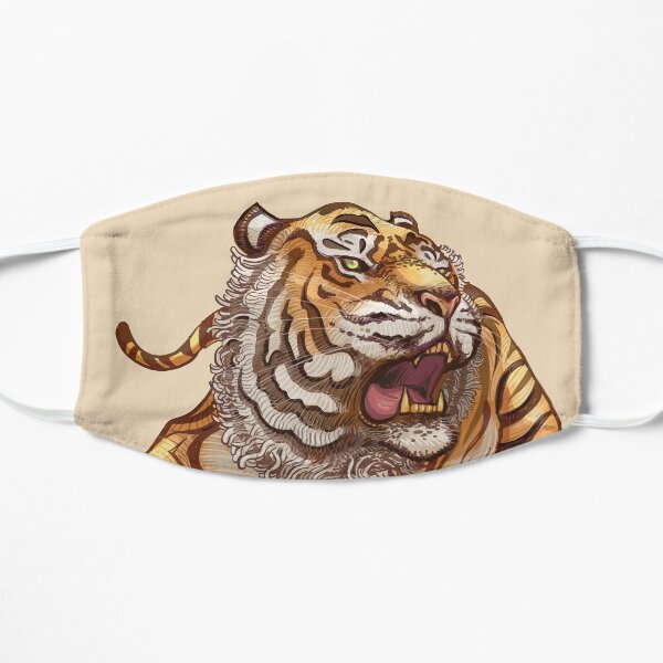 Bengal Tiger Art Flat Mask